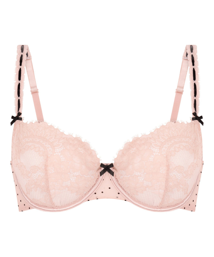 Dorothy Non-Padded Underwired Bra - Rose Smoke