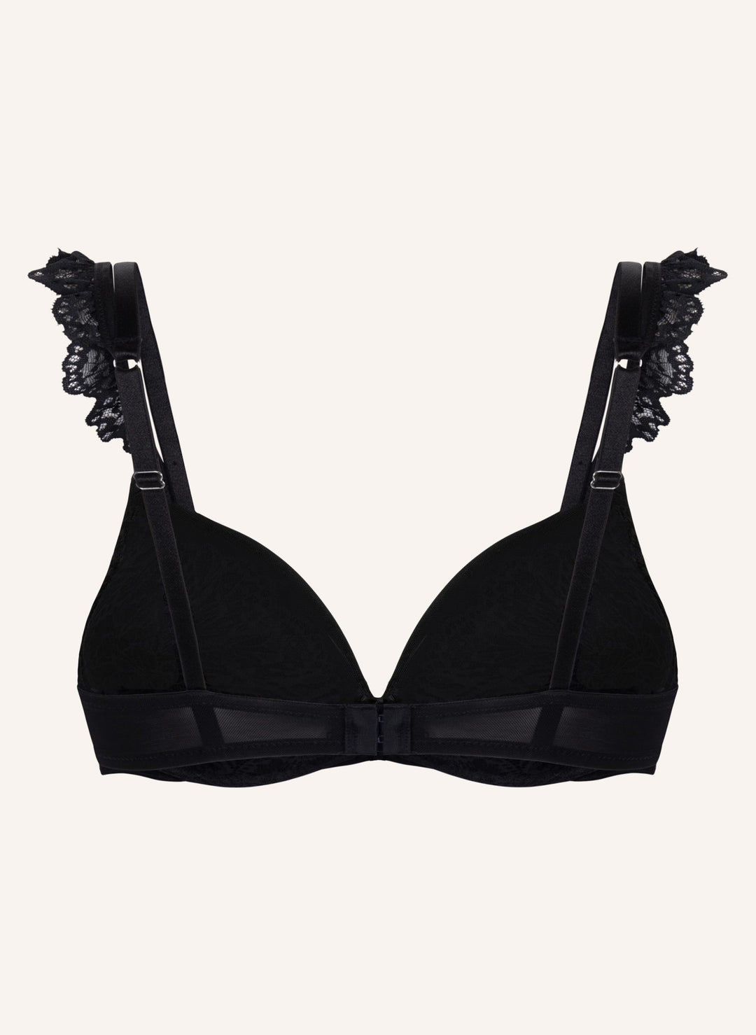 Posie Padded Underwired Push-Up Bra - Caviar