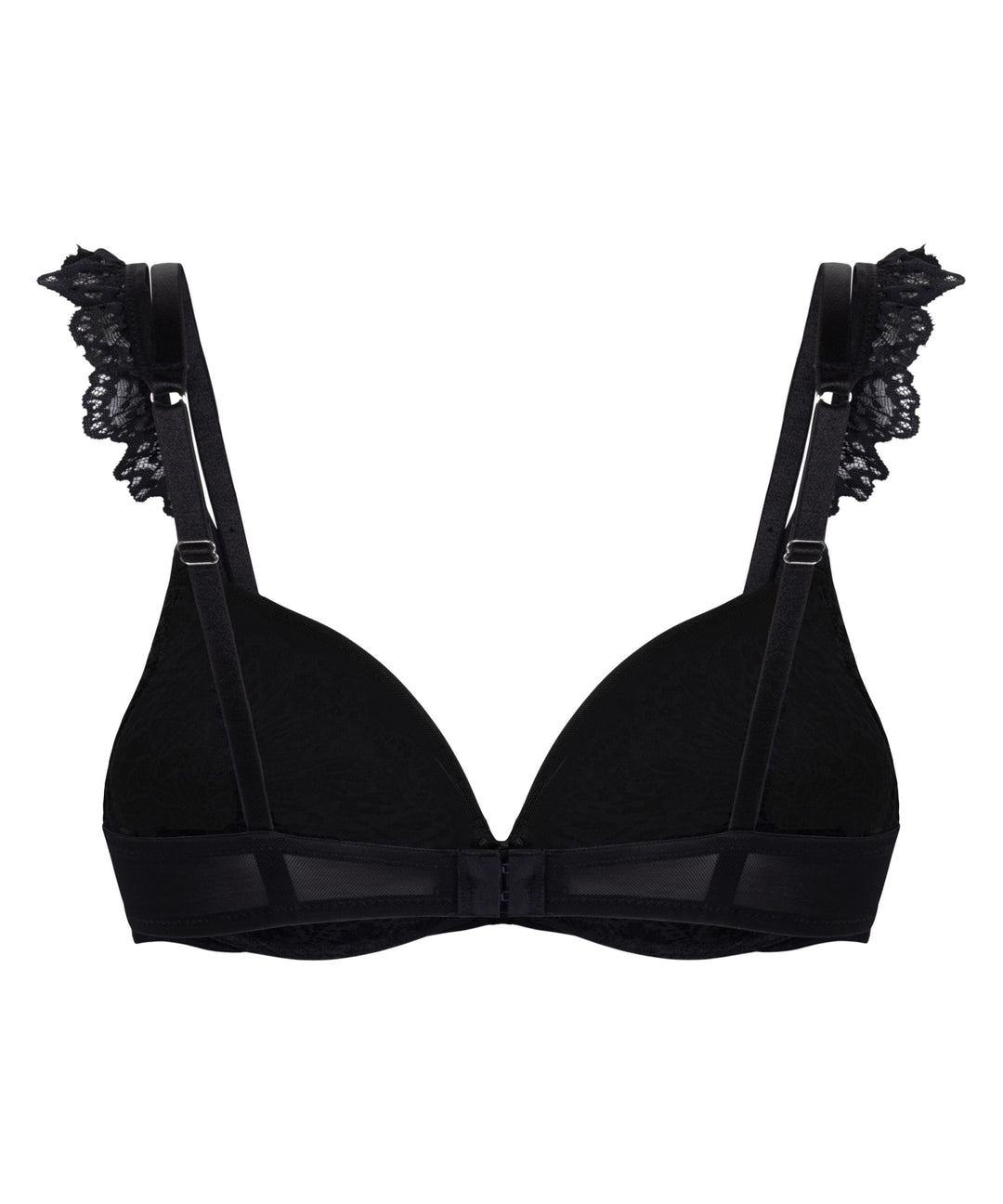 Posie Padded Underwired Push-Up Bra - Caviar