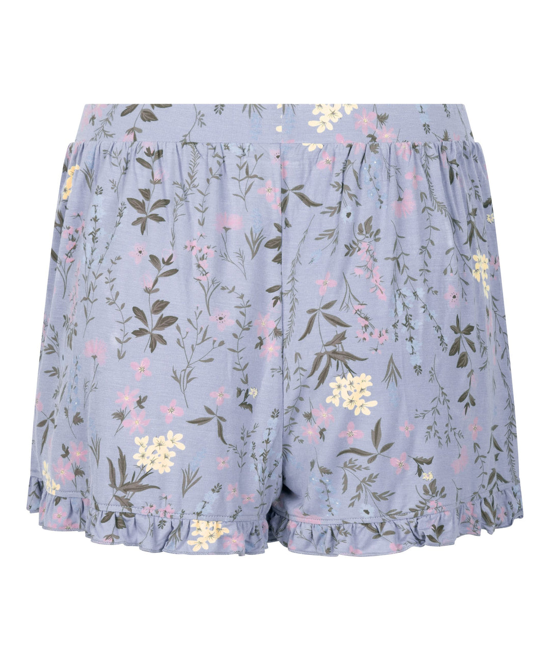 Jersey Ruffled Shorts - Hkm Purple