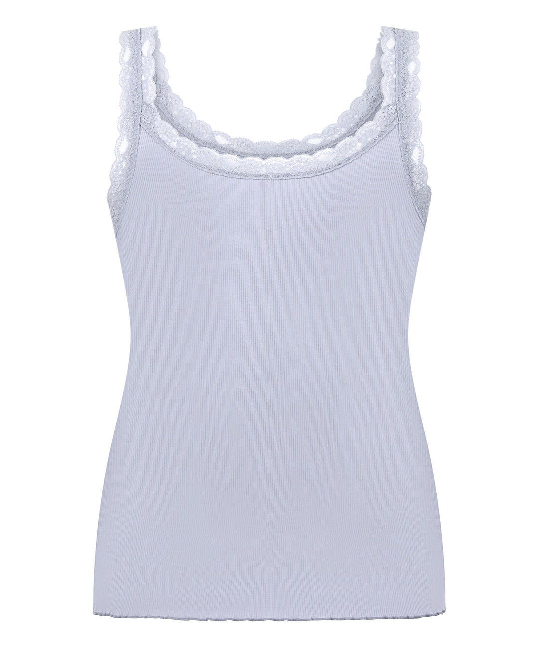 Singlet Rib Jersey Lace - Hkm Purple