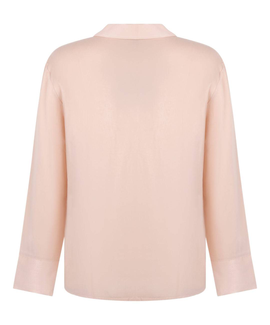 Ayla Satin Long-Sleeved Jacket - Pink