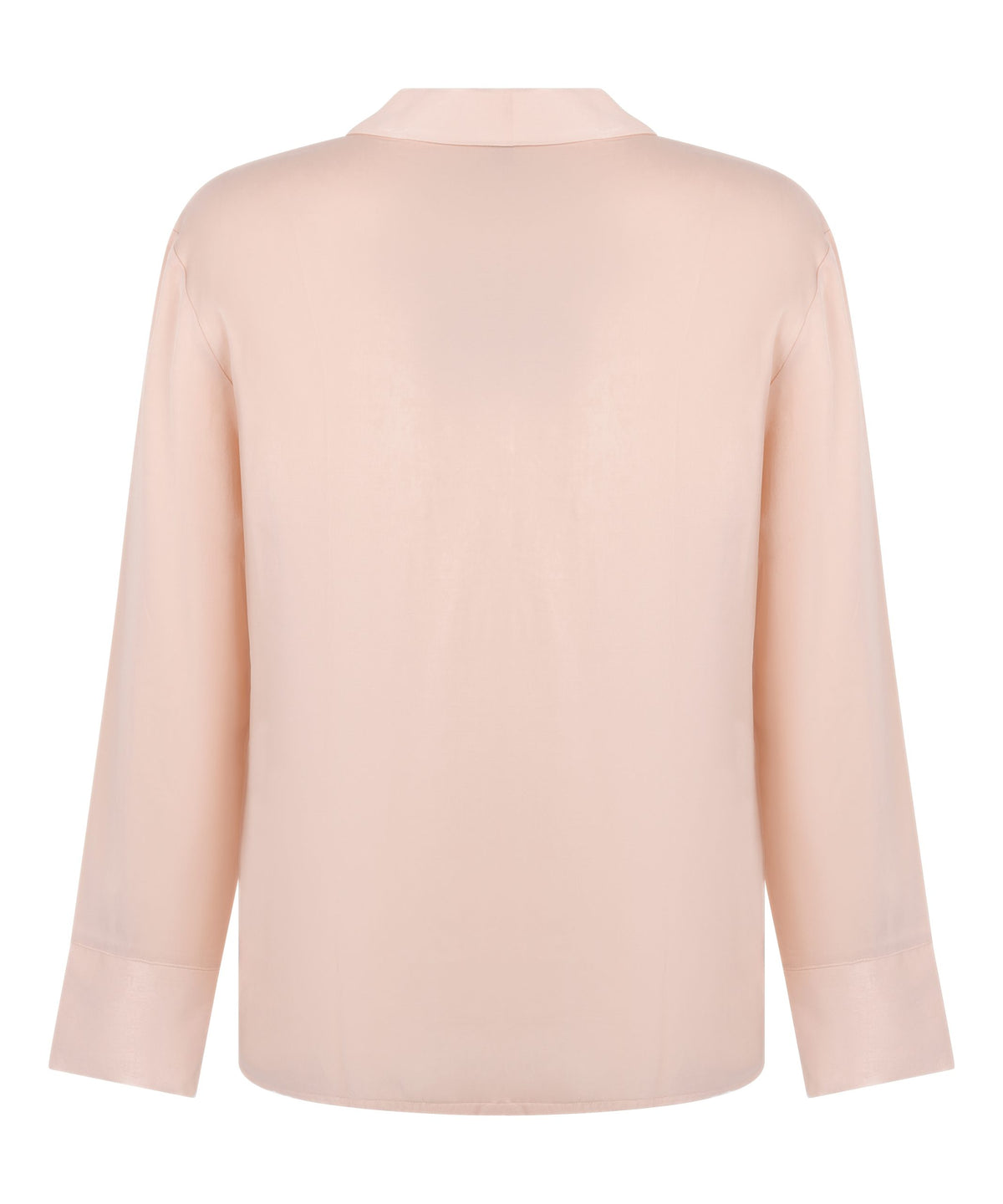 Ayla Satin Long-Sleeved Jacket - Pink