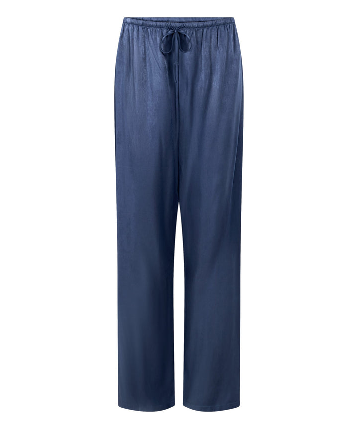 Satin Trousers - Vintage Indigo