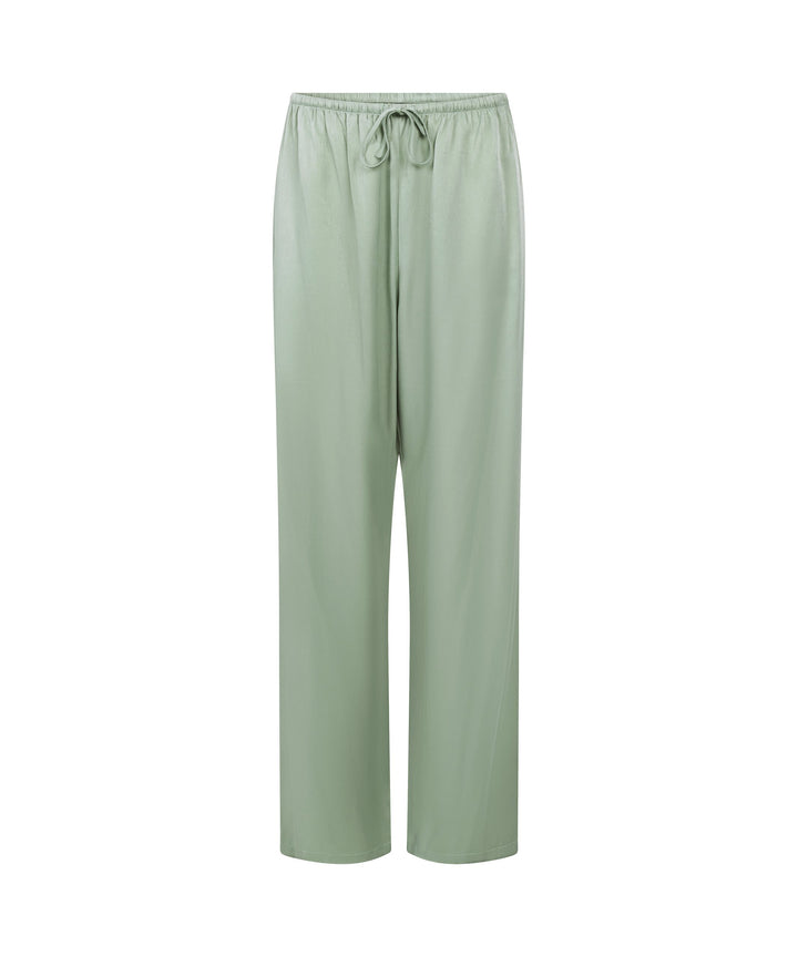 Satin Trousers - Iceberg Green