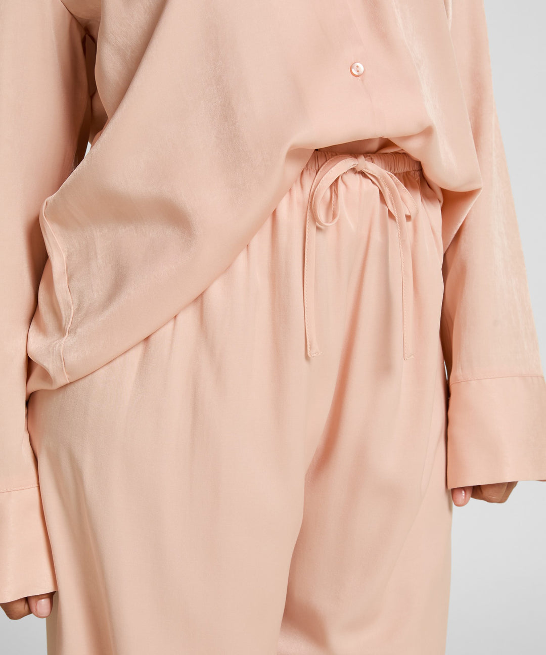 Satin Trousers - Pink