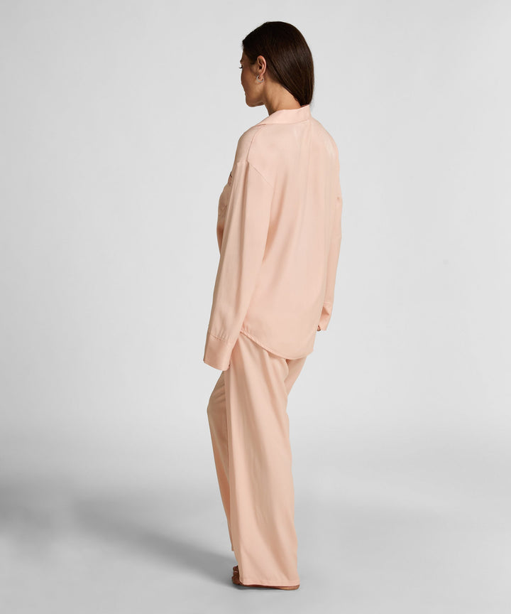 Satin Trousers - Pink