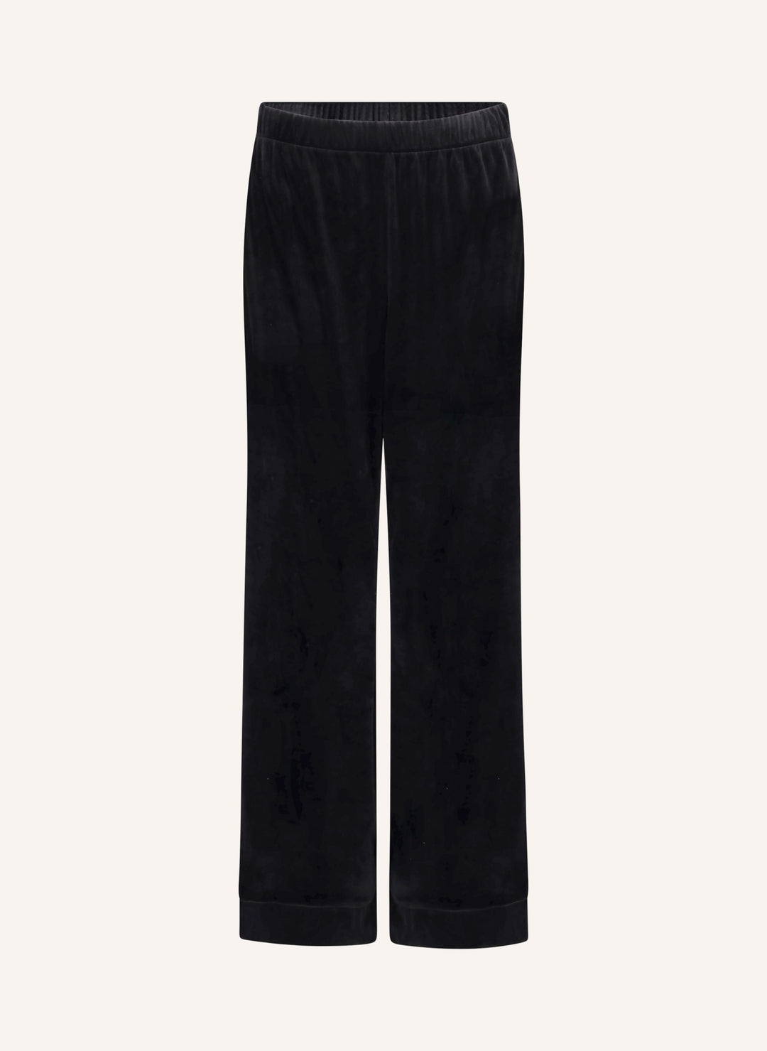 Velvet Pyjama Pants - Black