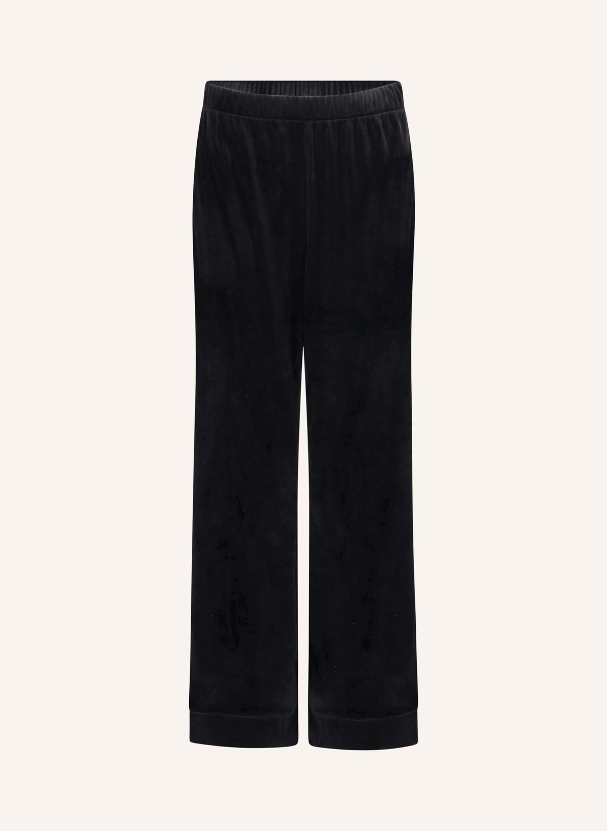 Velvet Pyjama Pants - Black