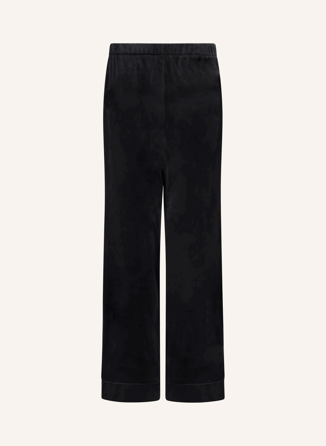 Velvet Pyjama Pants - Black