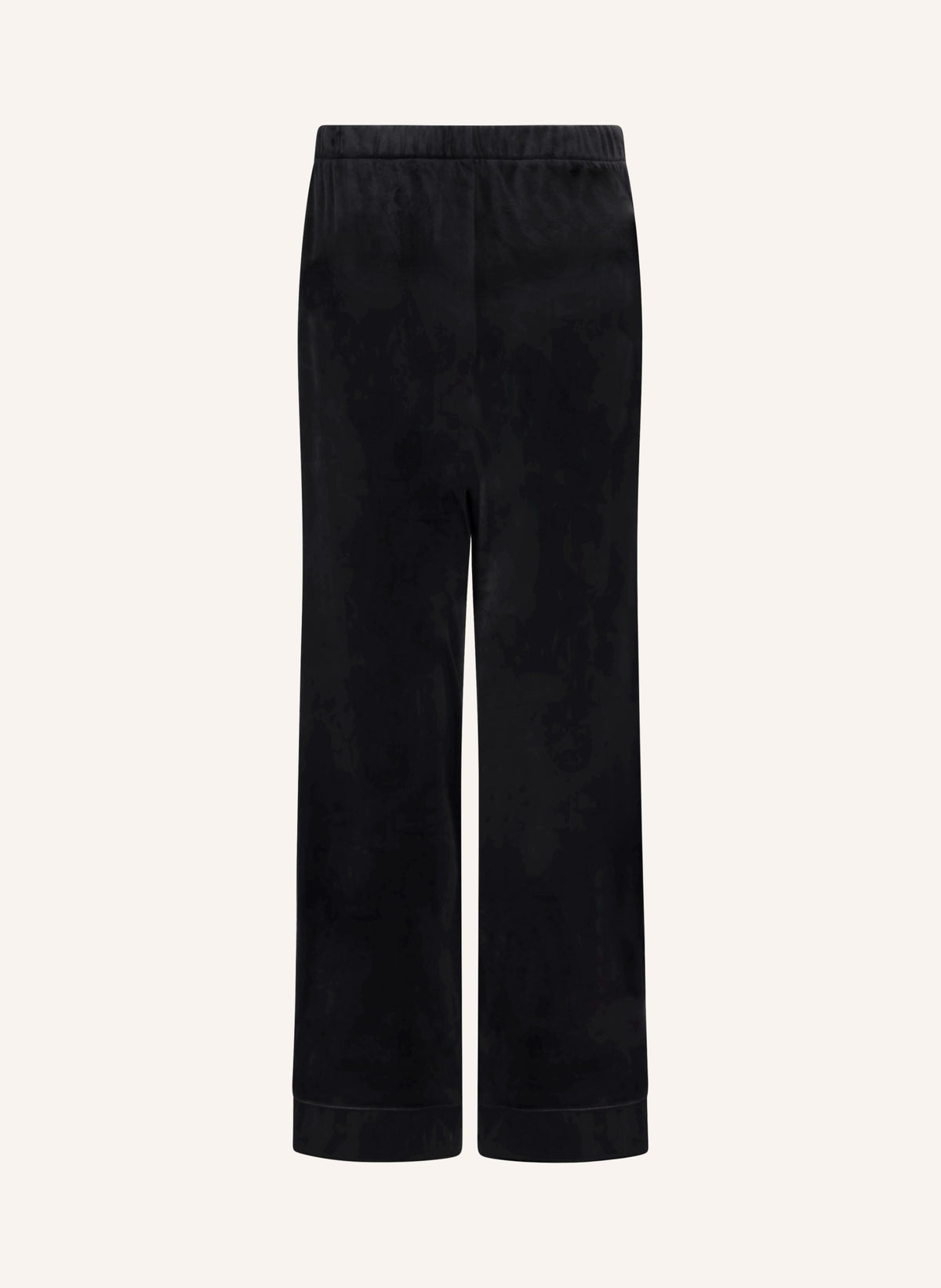 Velvet Pyjama Pants - Black