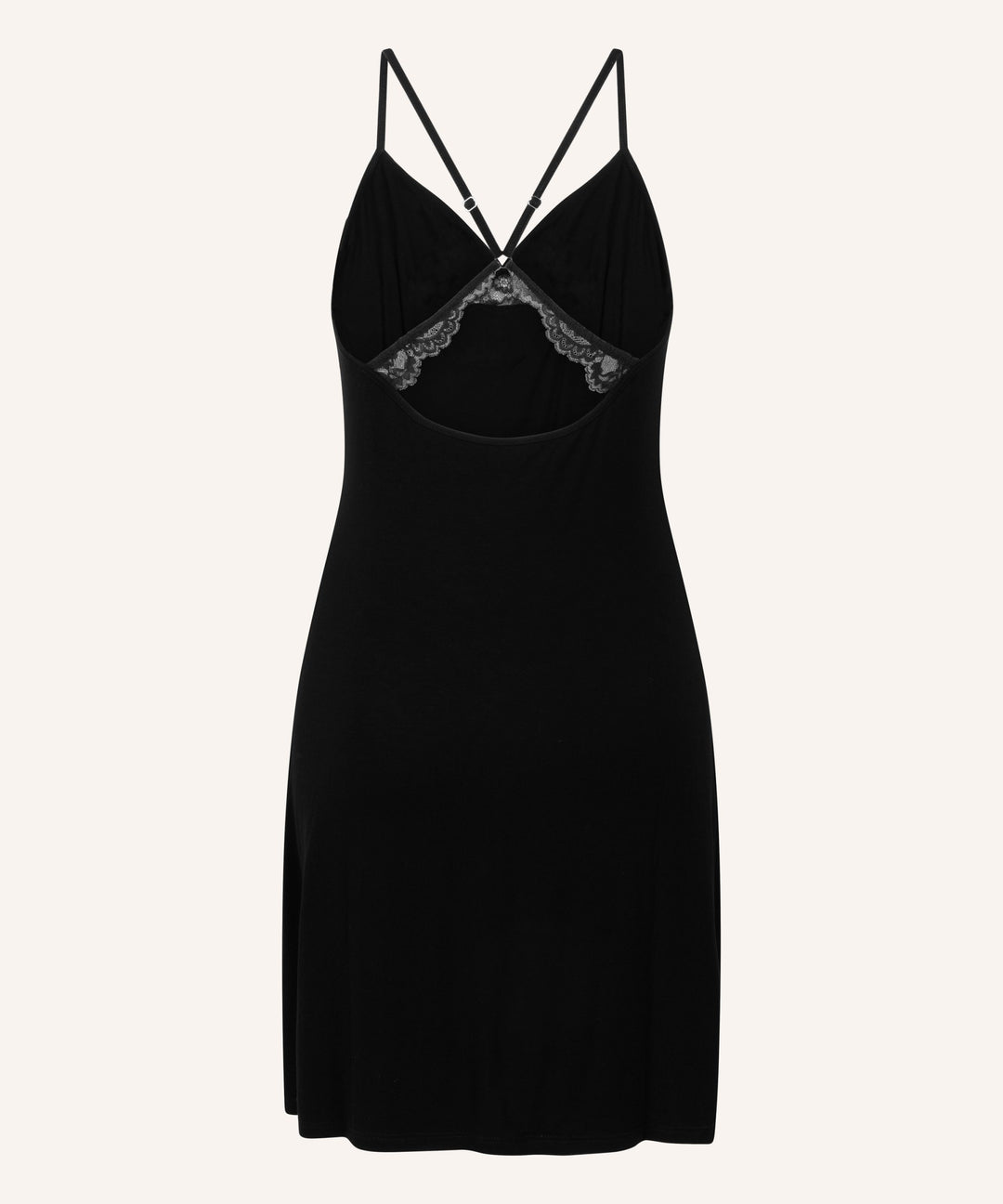 Jersey Slip Dress - Black