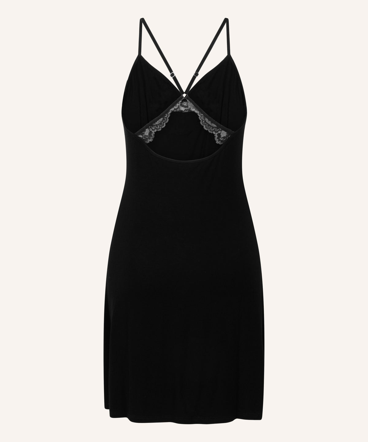 Jersey Slip Dress - Black