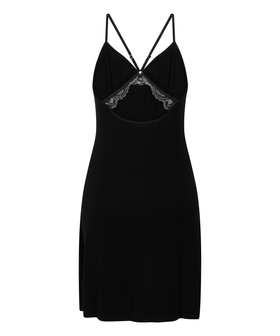 Jersey Slip Dress - Black