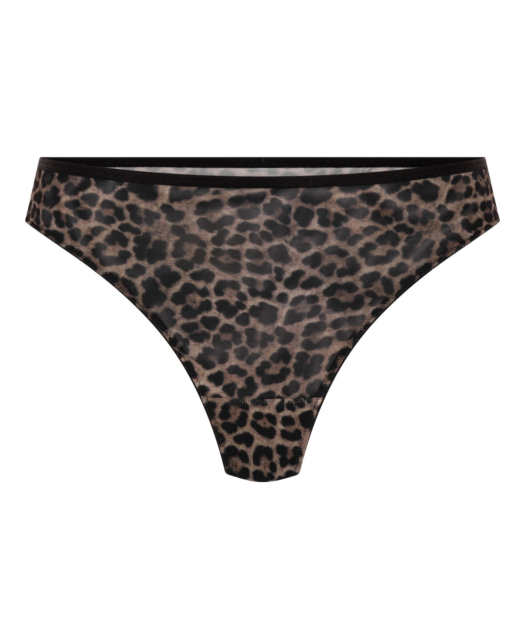 Highleg String Tara Leopard - Caviar