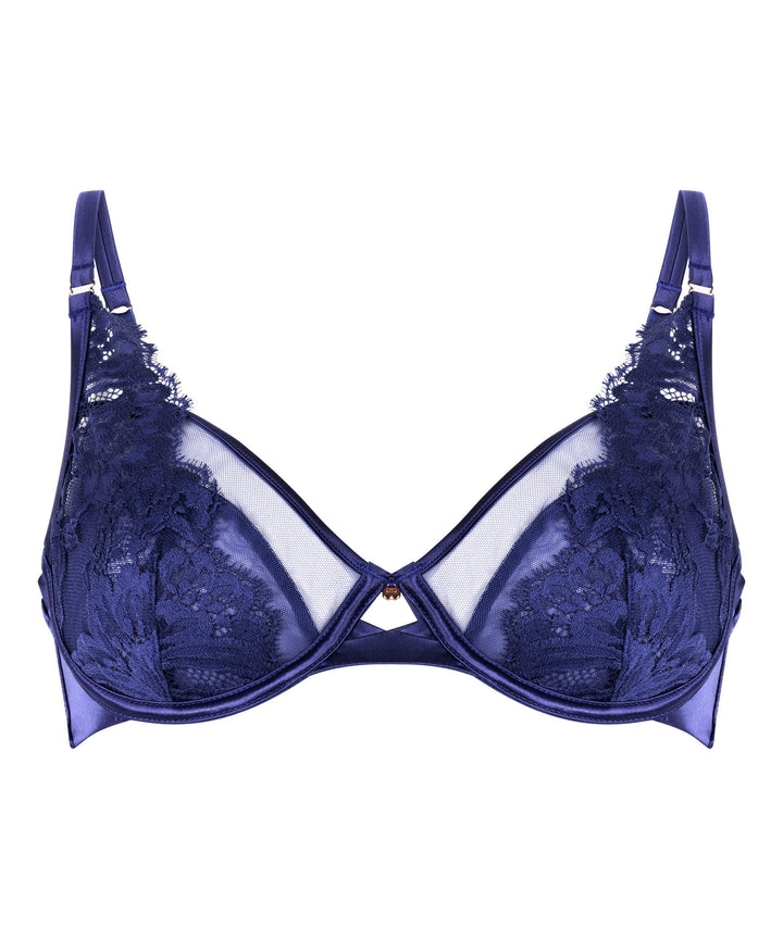 Grace Non-Padded Underwired Bra - Twilight Blue
