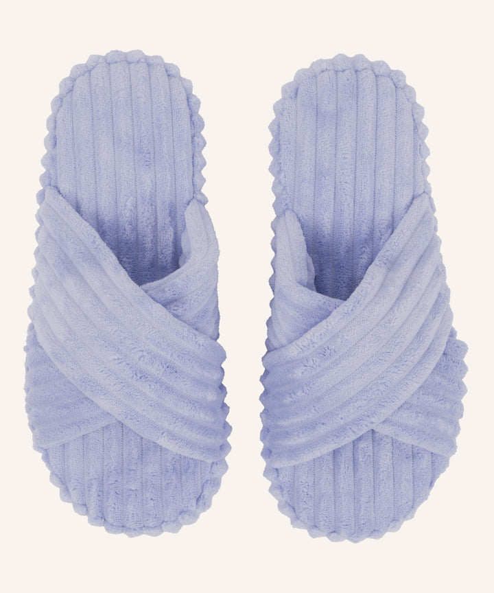Slippers Crossed - Kentucky Blue