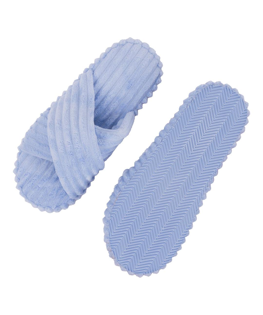 Slippers Crossed - Kentucky Blue