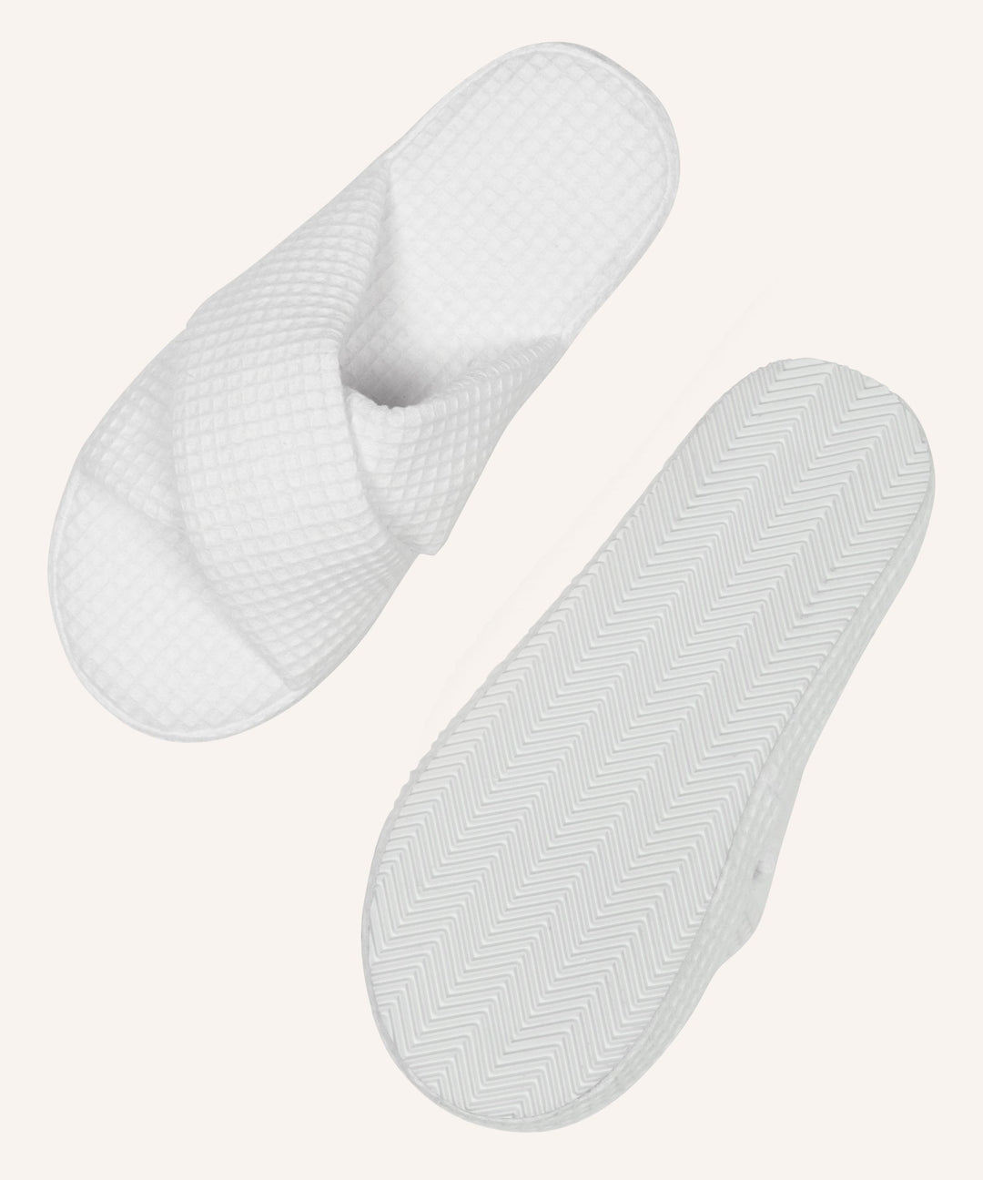 Soft Waffle Slippers - Snow White