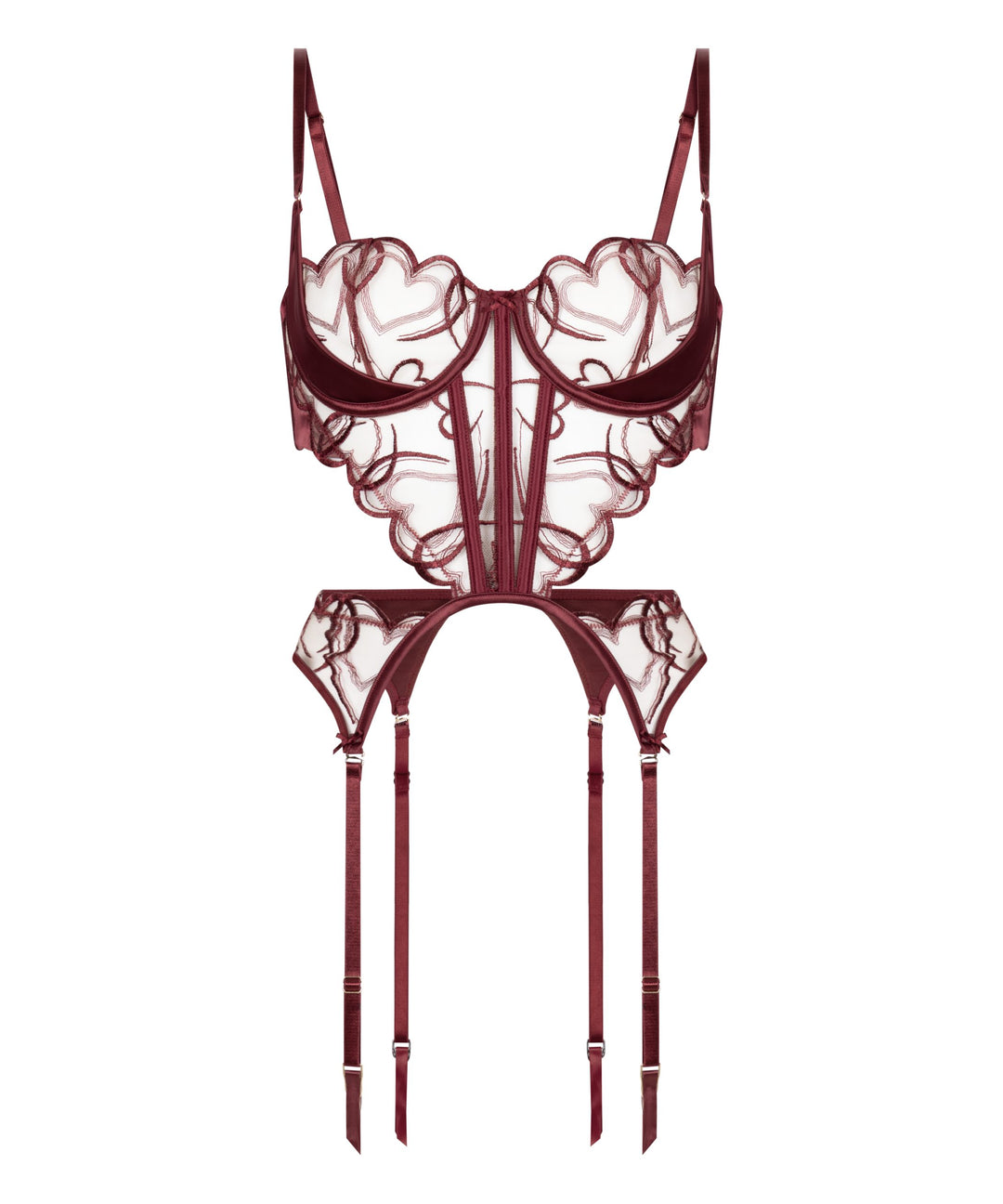 Olivia Bustier - Red