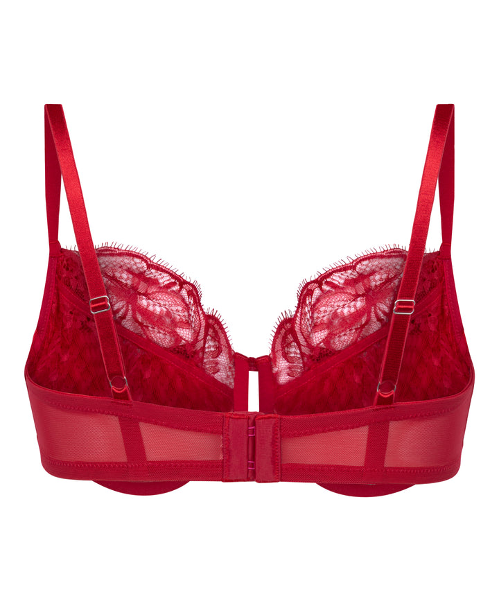 Floral Lace Underwire Balconette Bra