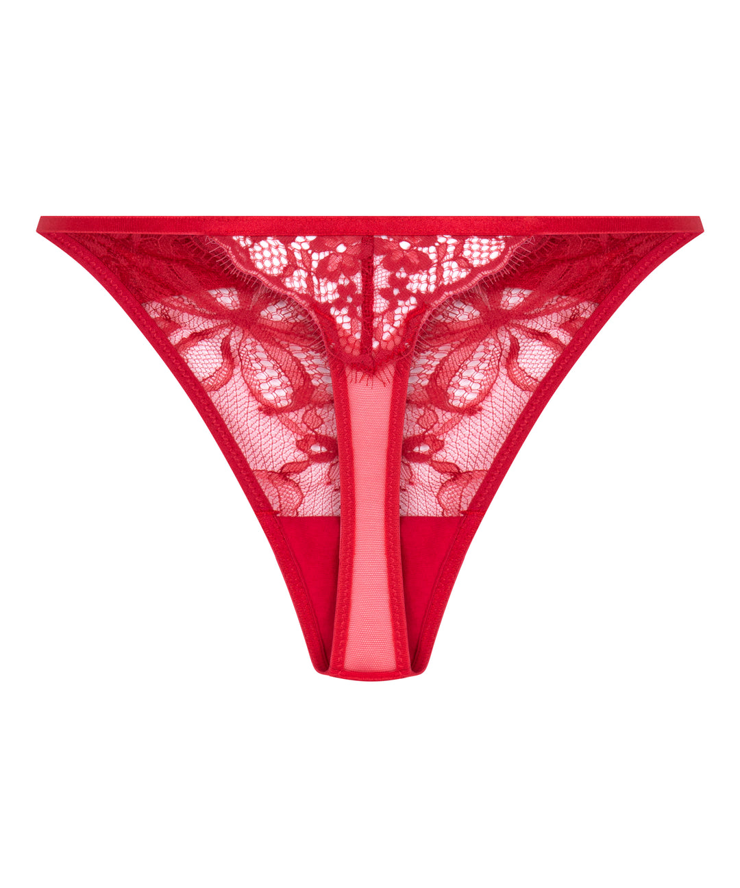 Floral Lace Strappy Thong Briefs