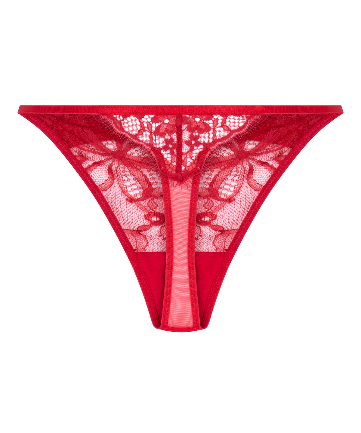 Floral Lace Strappy Thong Briefs