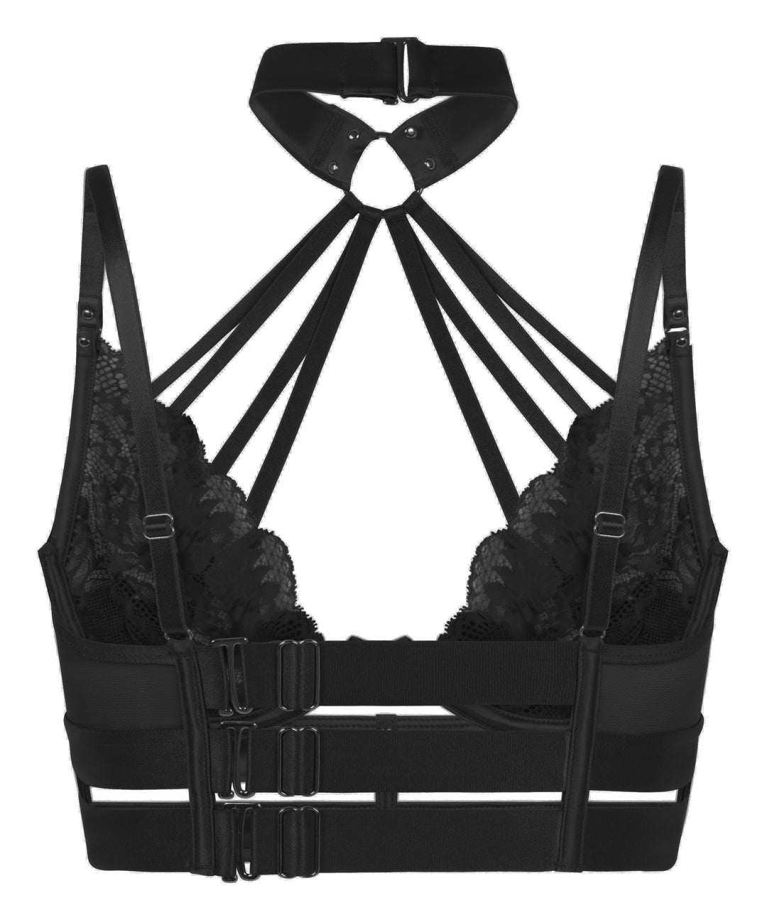 Strappy Harness Lace Underwire Bralette
