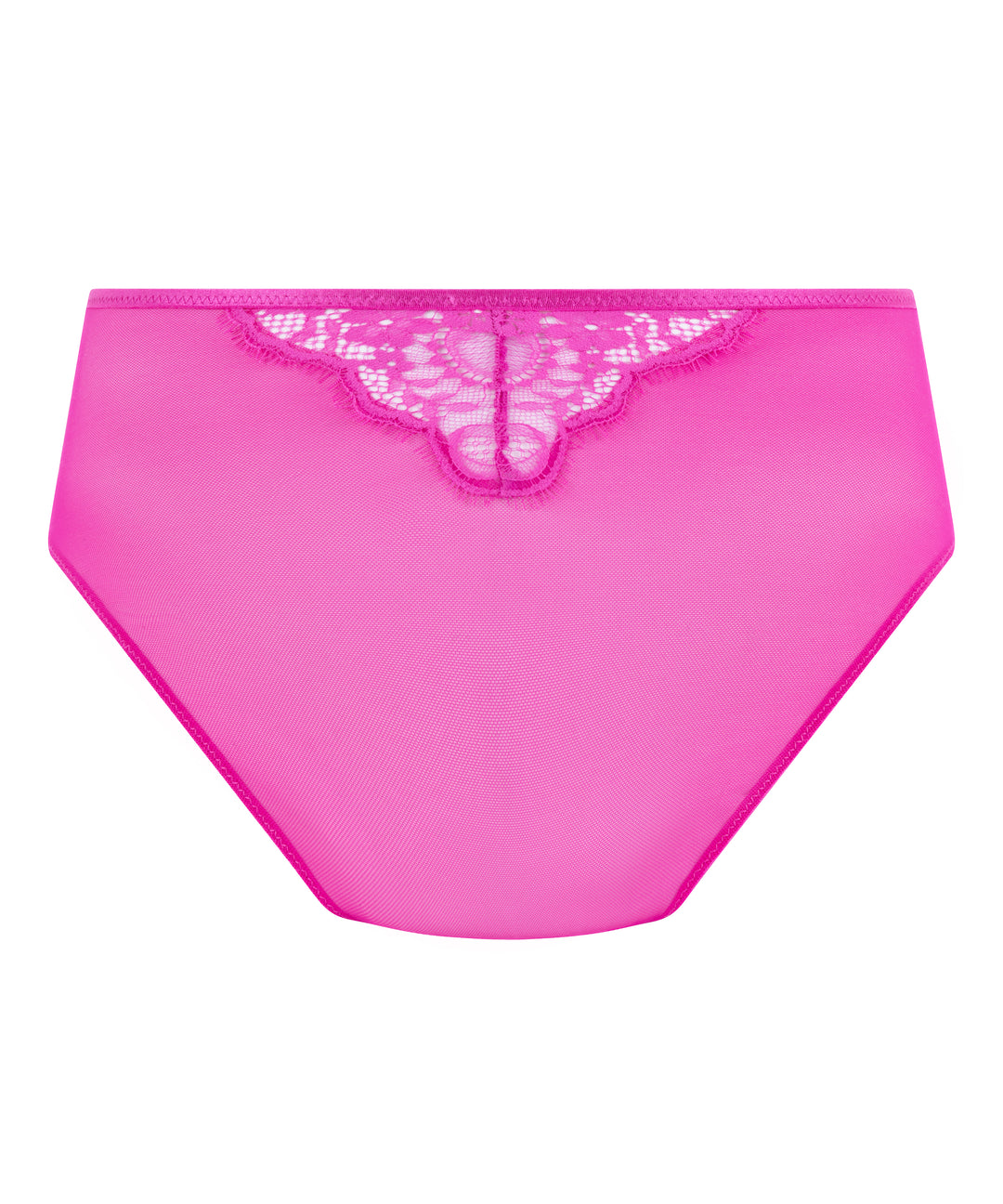 Floral Lace &amp; Mesh Brazilian Brief