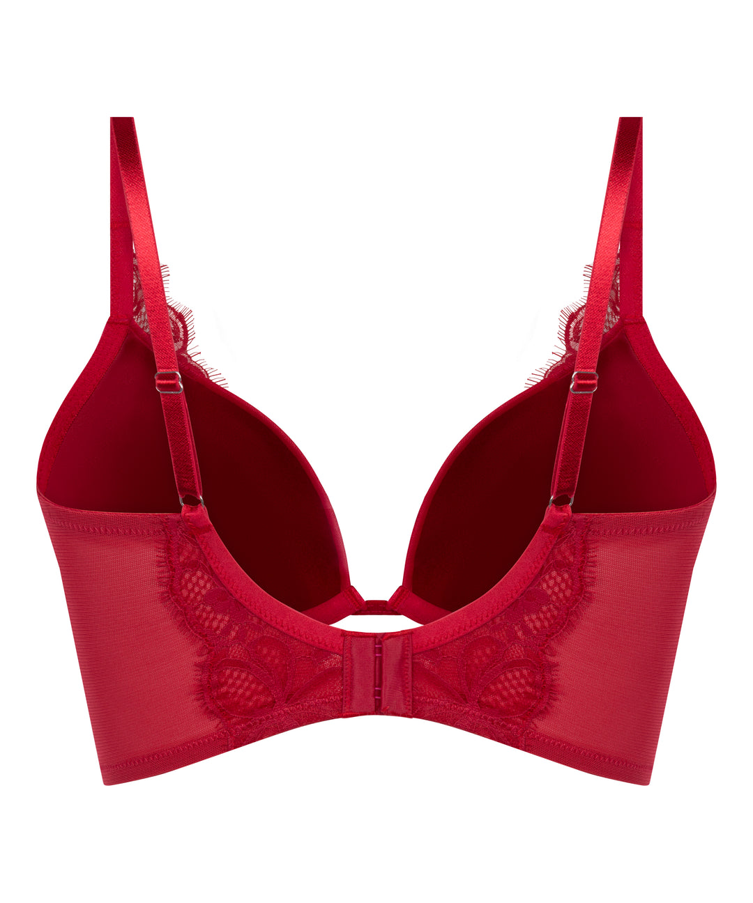 Floral Lace Push-Up Longline Bra