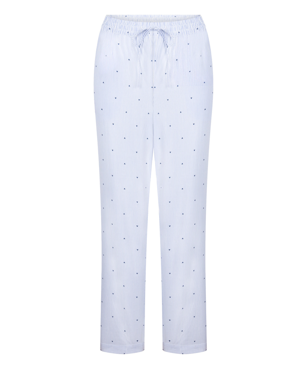 Striped Heart Print Drawstring Lounge Pants
