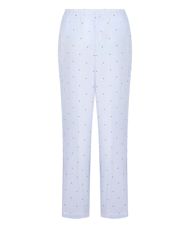 Striped Heart Print Drawstring Lounge Pants