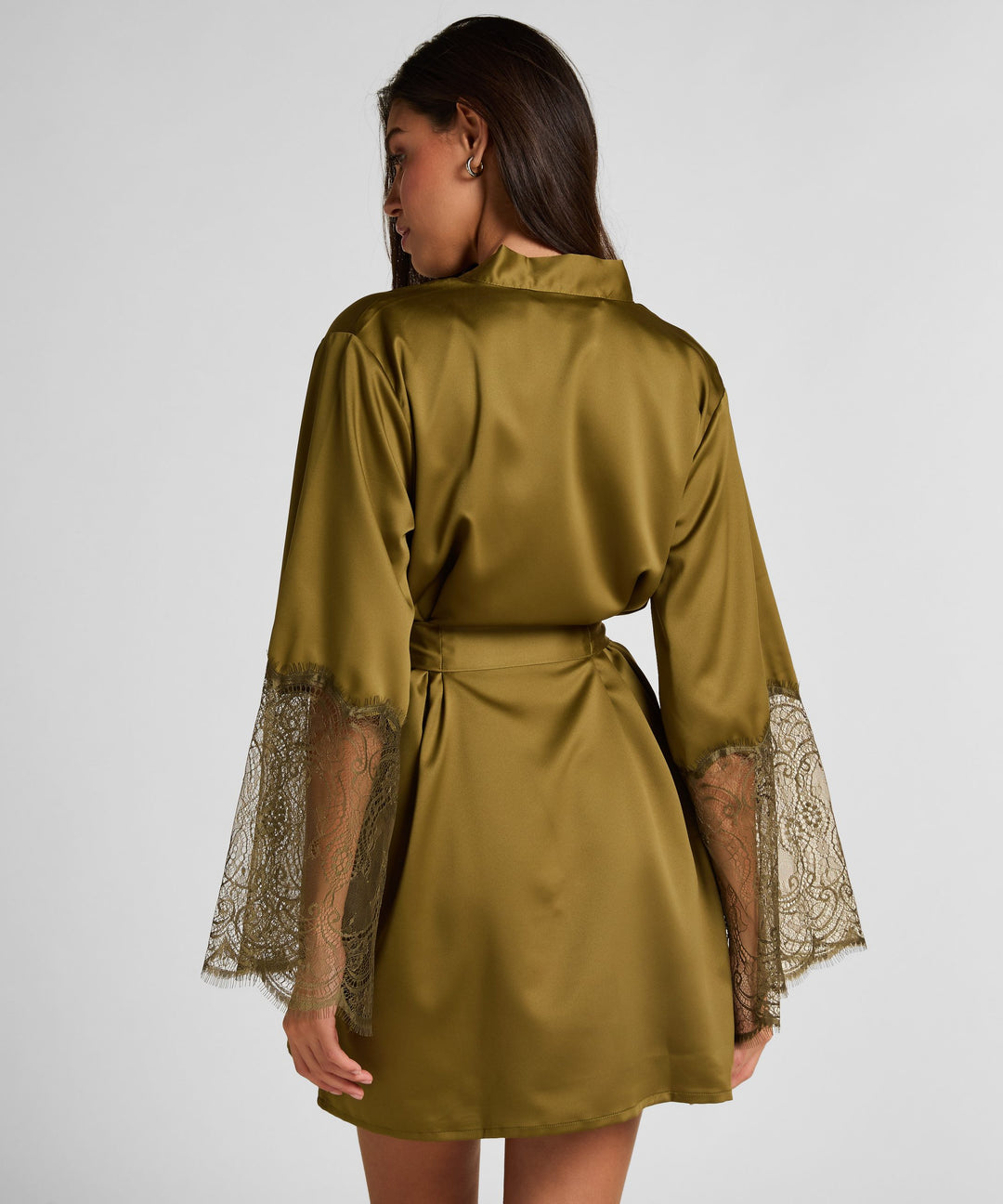 Kimono Satin Lace - Green