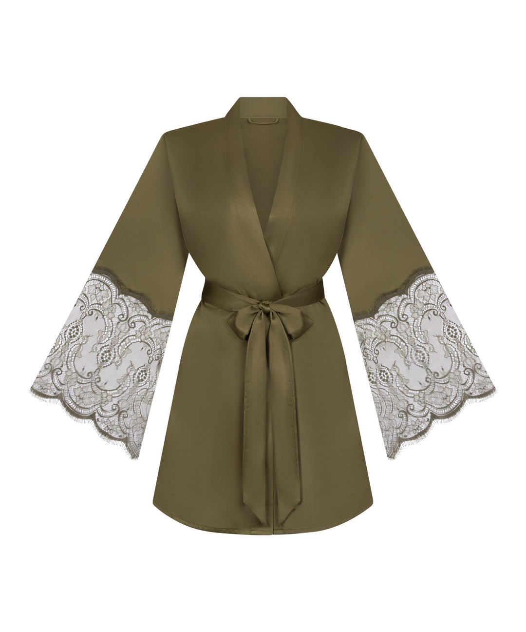 Kimono Satin Lace - Green