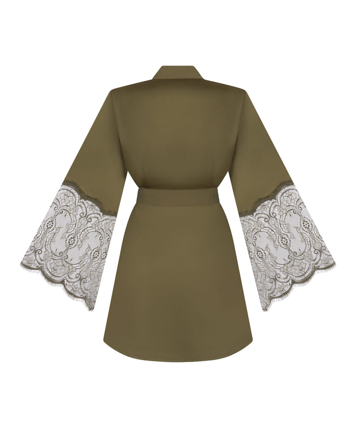 Kimono Satin Lace - Green