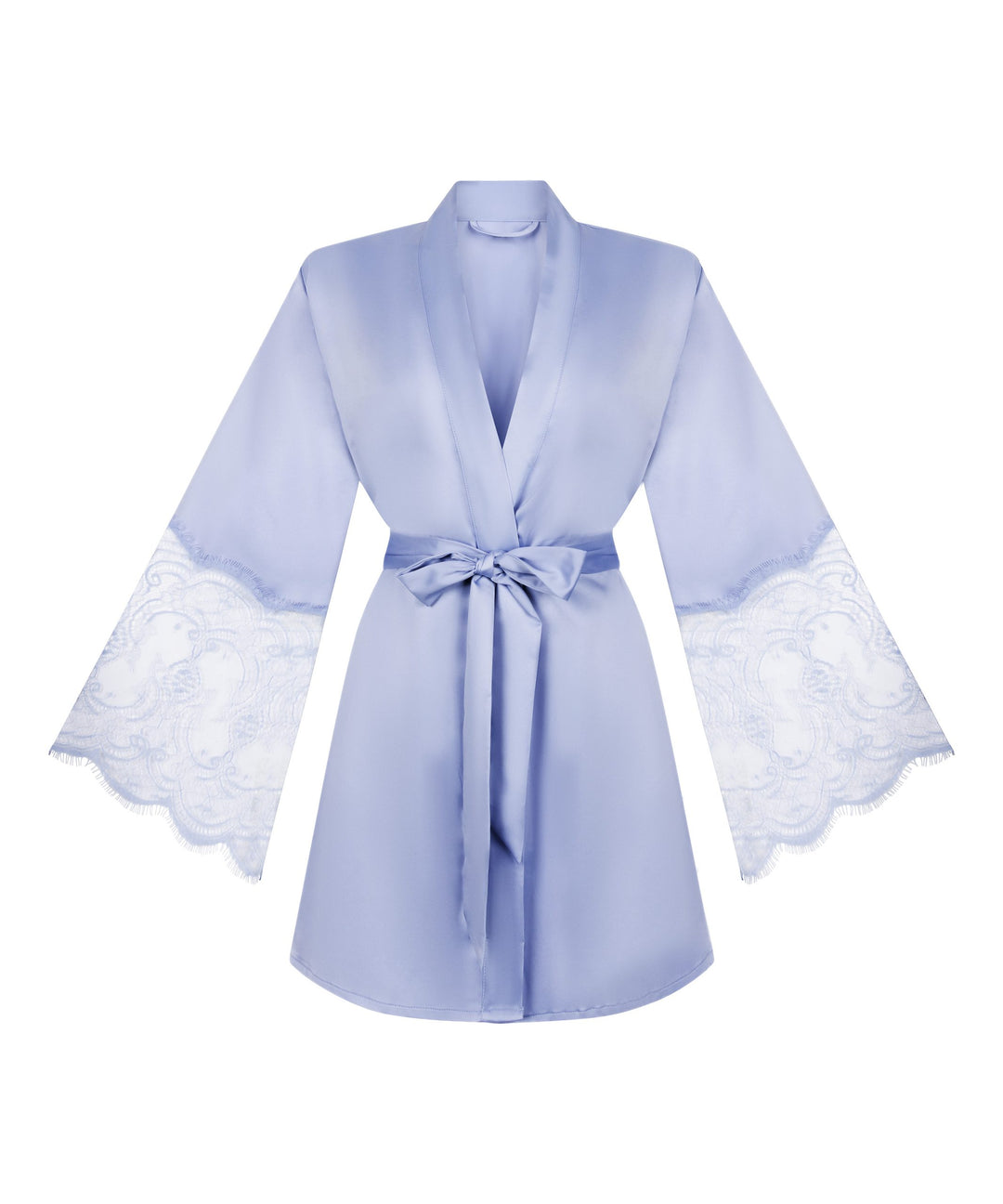 Kimono Satin Lace - Purple
