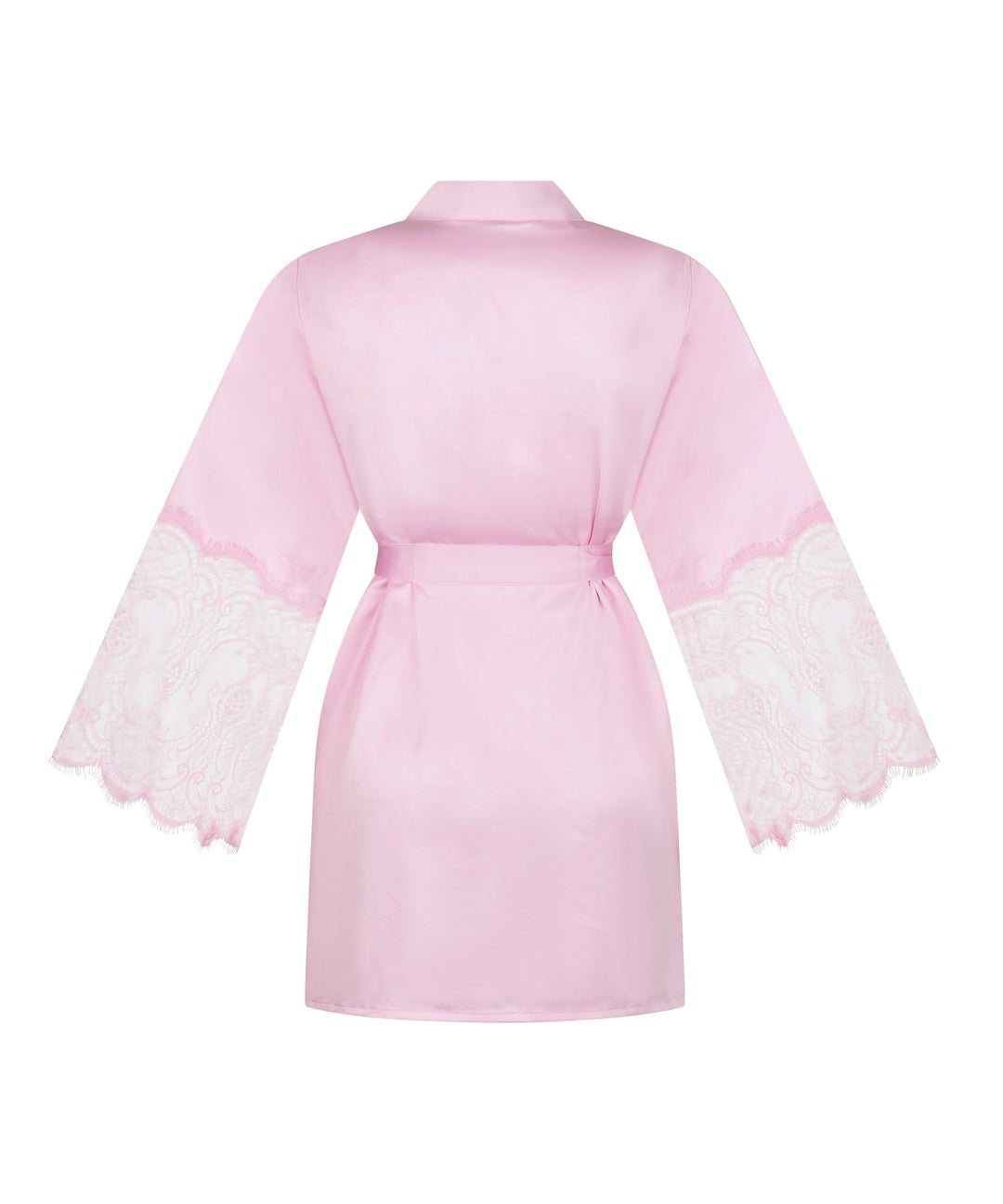 Kimono Satin Lace - Pink