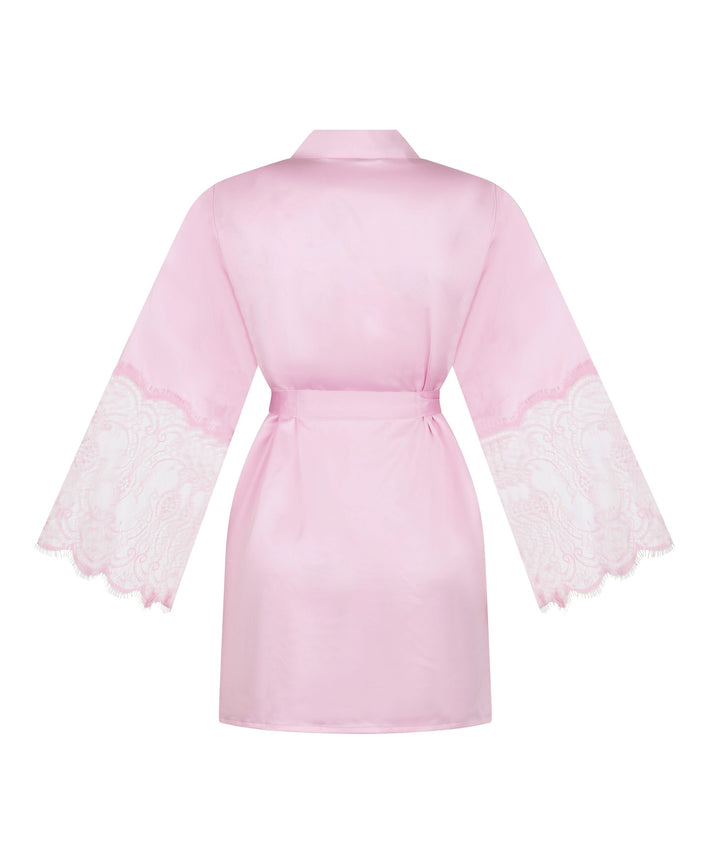 Kimono Satin Lace - Pink