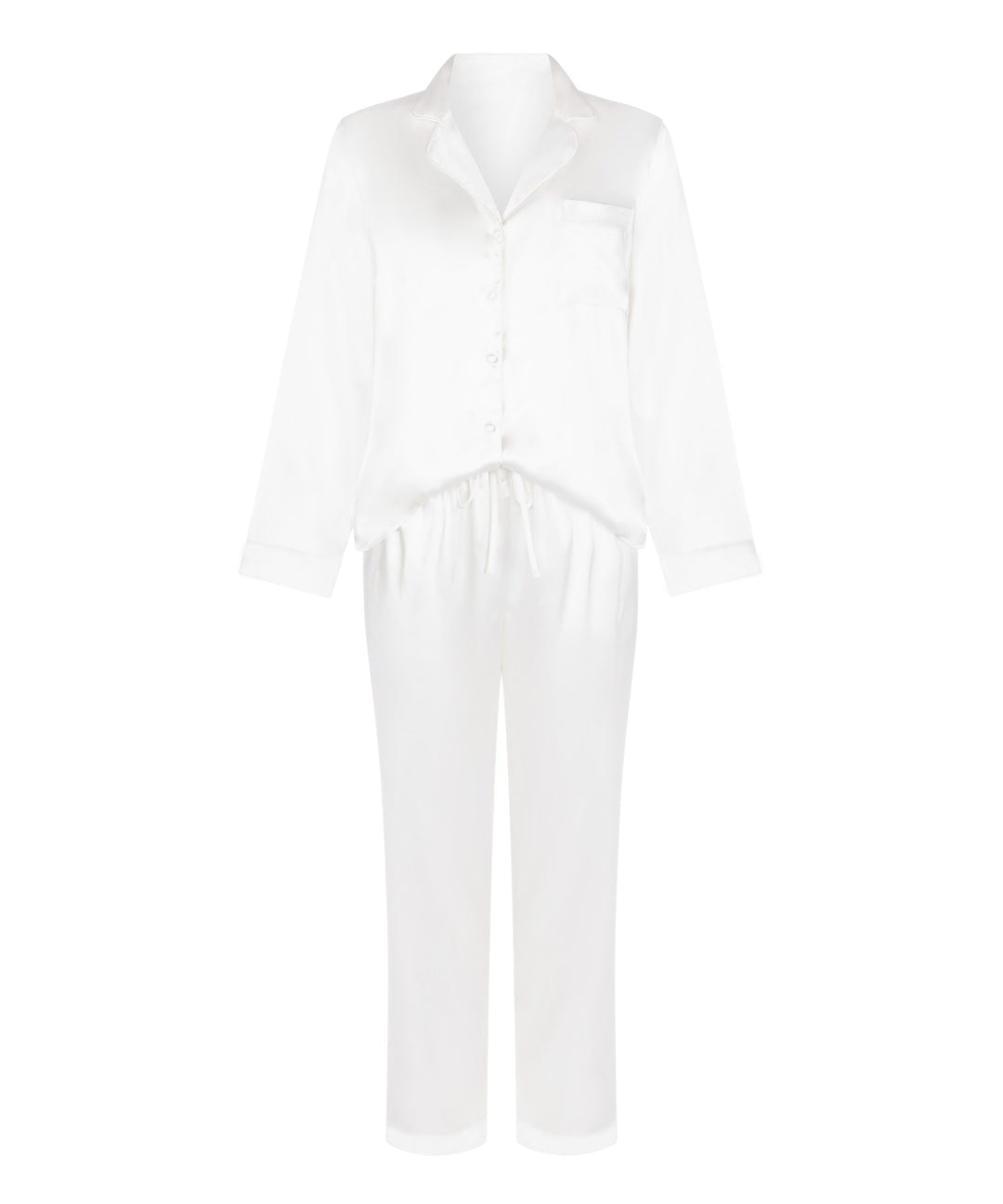 Pj Ls Shiny Satin - White
