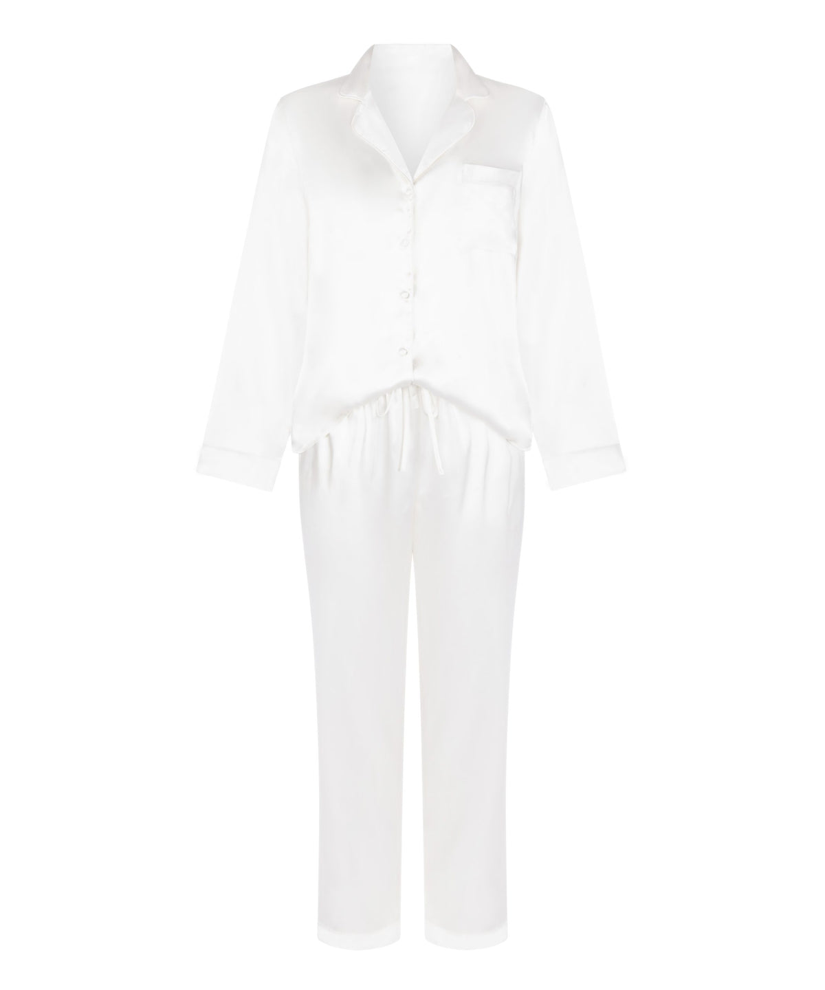 Pj Ls Shiny Satin - White