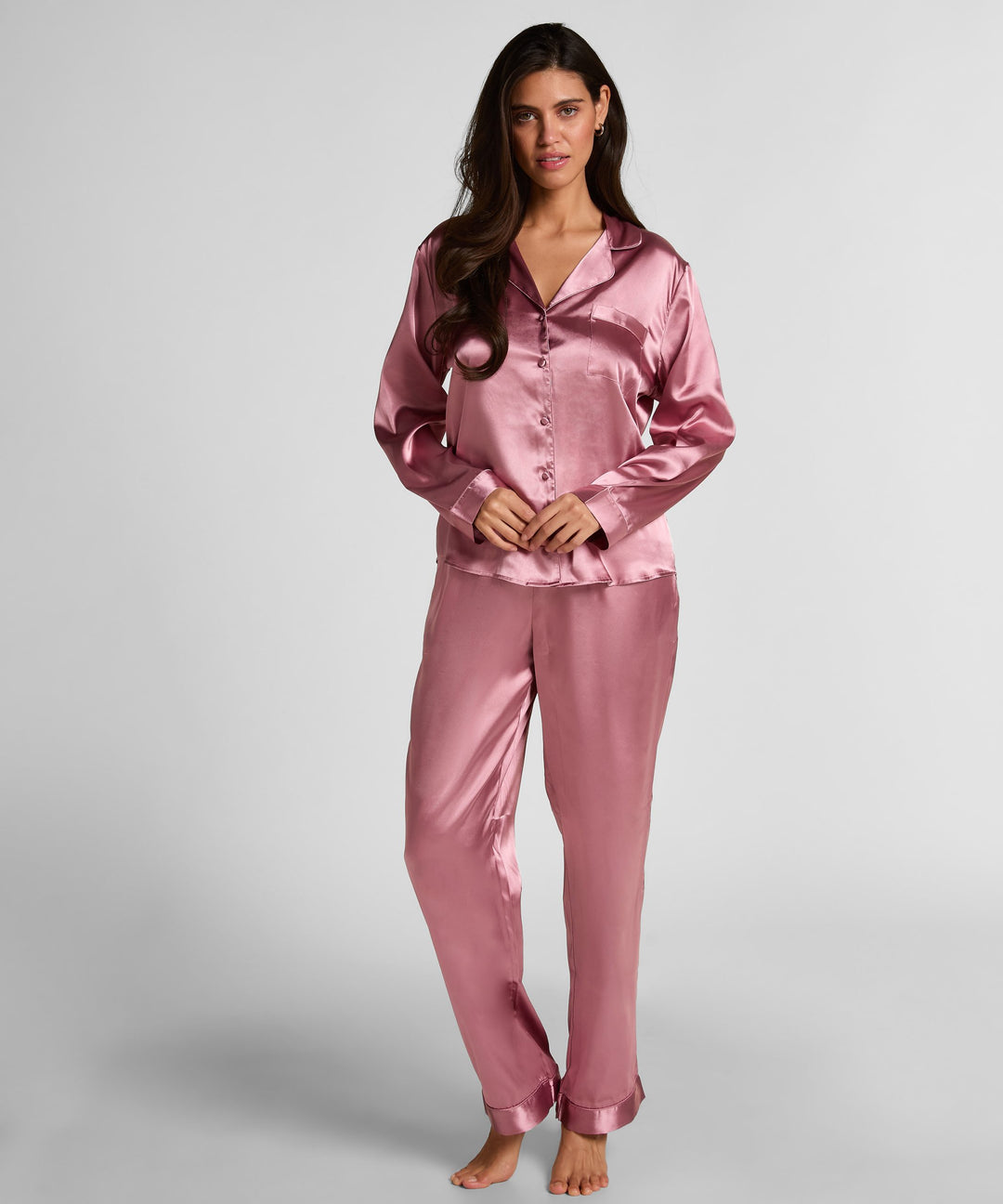 Pj Ls Shiny Satin - Pink