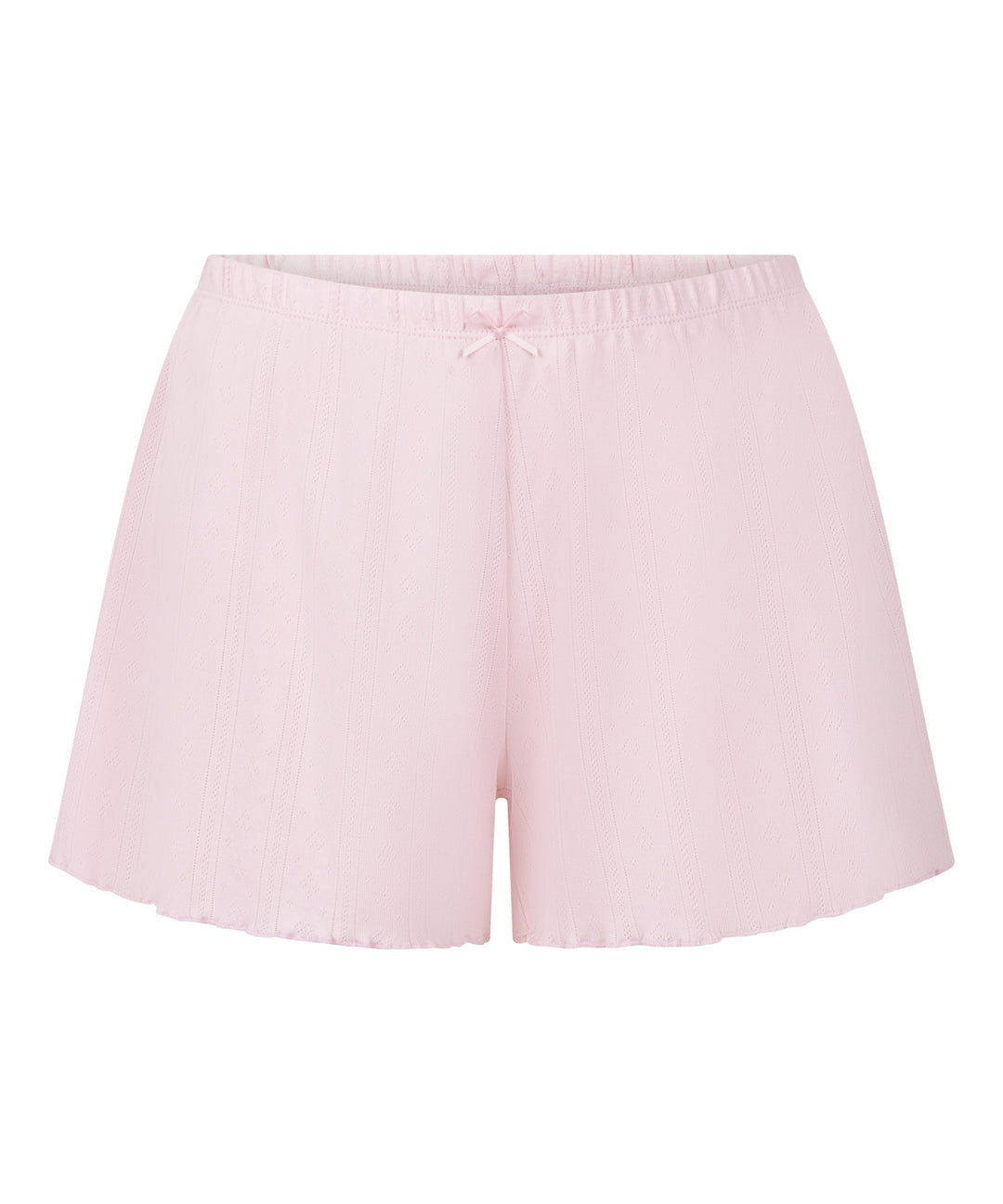 Short Pointelle Babylock - Pink