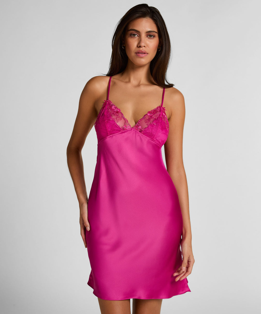 Sd Satin Lace Peonie - Pink