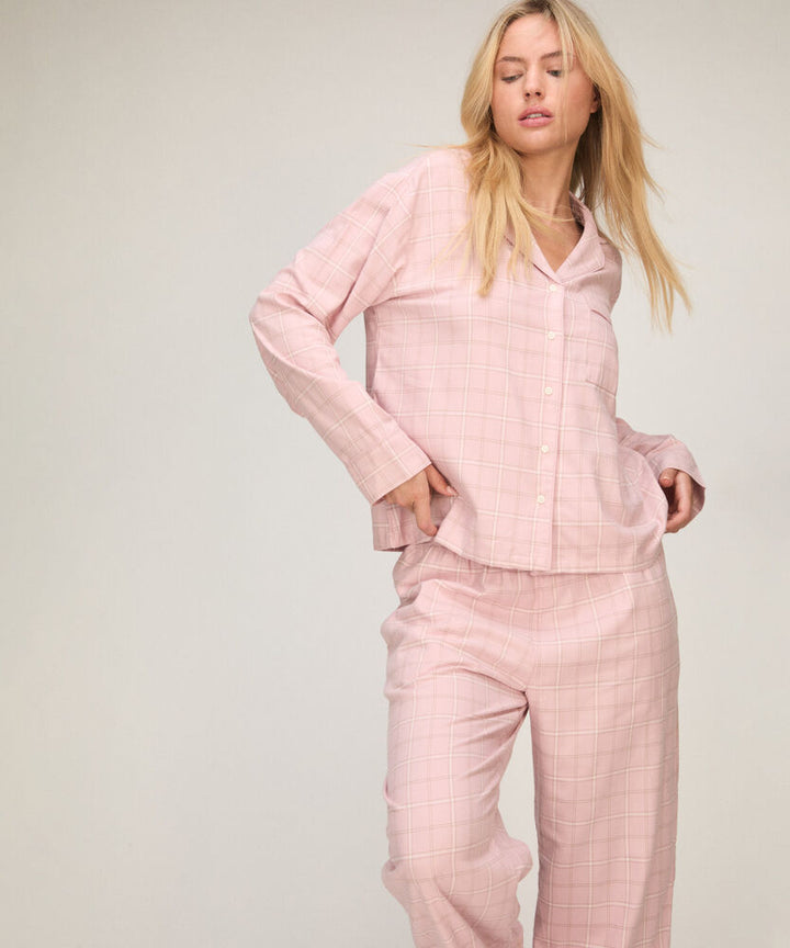 Jacket LS Vis Co Woven Check