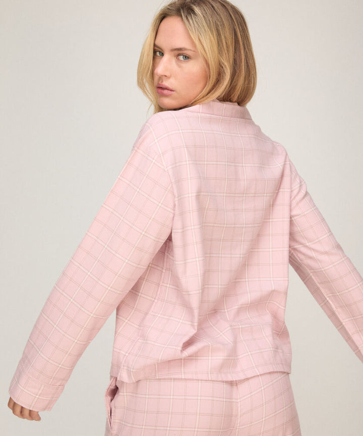 Jacket LS Vis Co Woven Check
