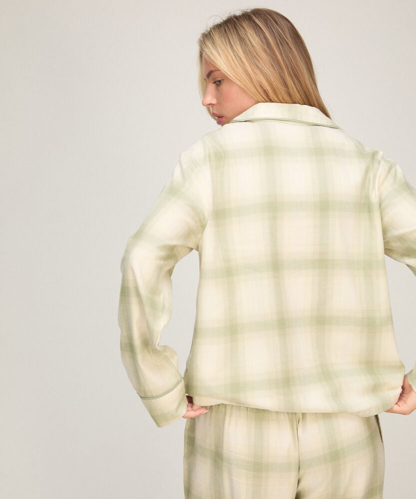 Jacket LS Vis Co Woven Check