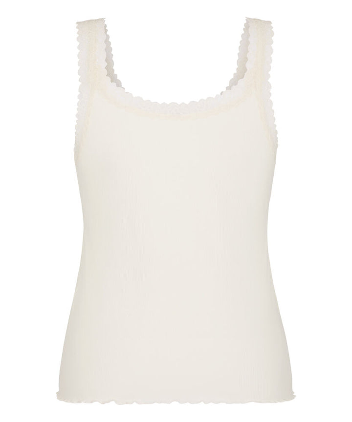 Singlet Rib Jersey Lace