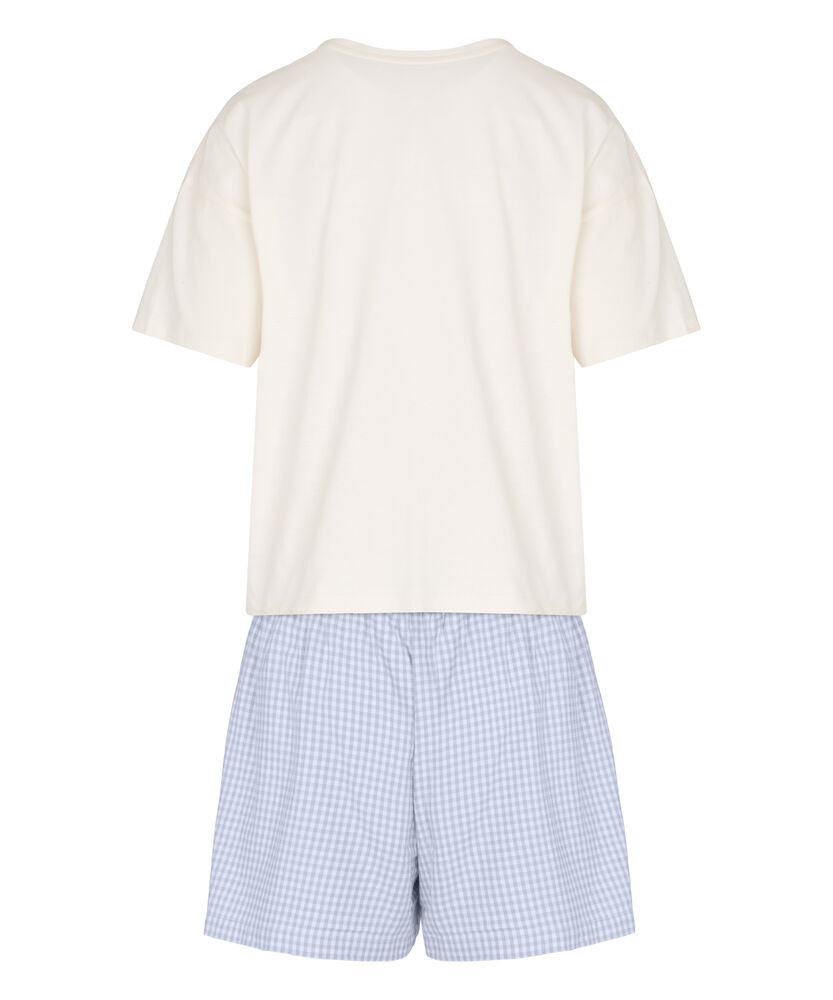 PJ SS Short Vis Co Woven Check