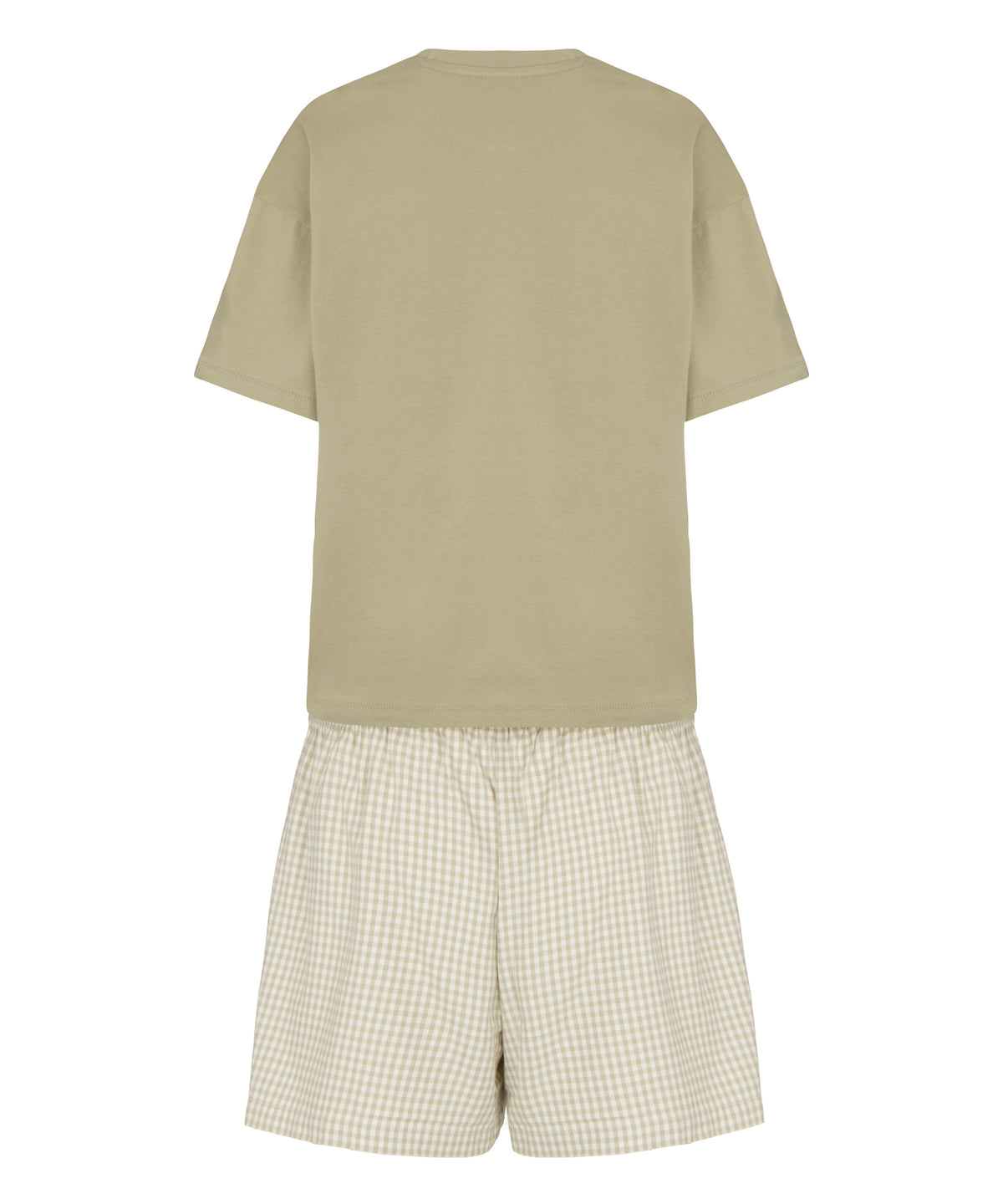 Pj Ss Short Vis Co Woven Check - Frosty Green
