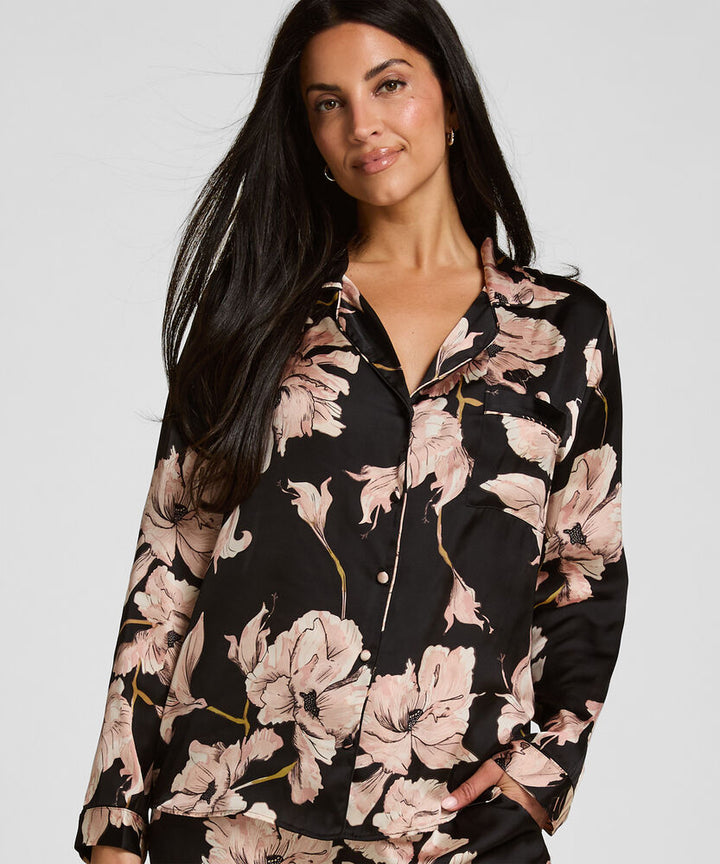 Satin Jacket Flower